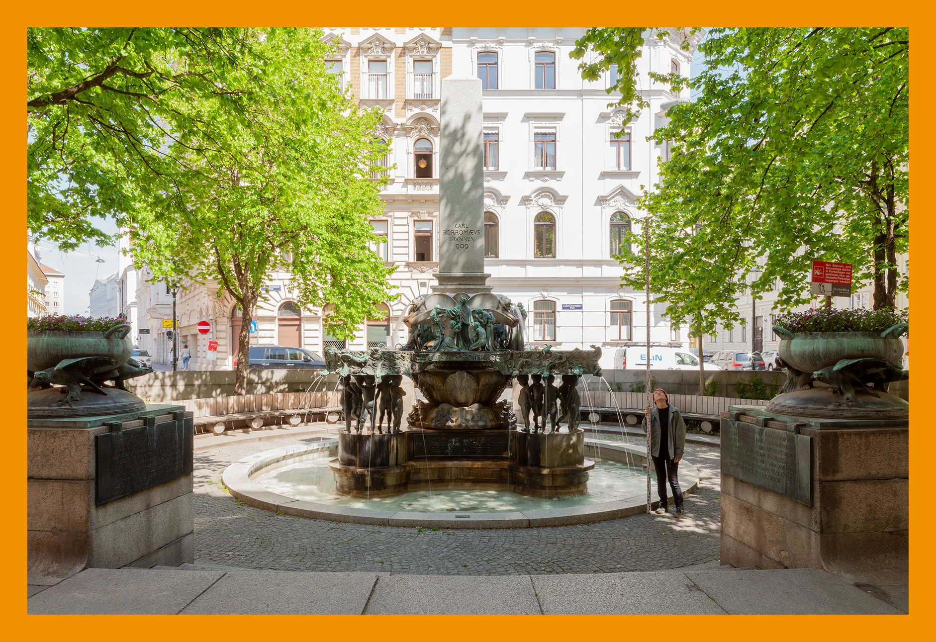 1904–09 Karl-Borromäus Fountain, Karl Borromäusplatz 1, 3th district – uncommented